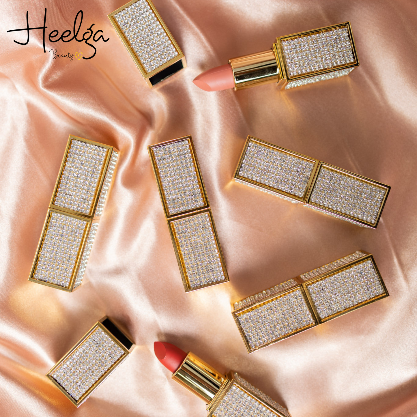 Heelga Luxe Diamond Matte Lipstick Collection